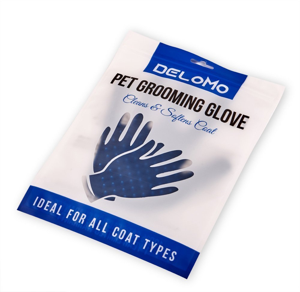 Pet Efficient Pet Hair Remover Mitt Enhanced Five Finger Design Perfect for Dog Cat Long Short Fur