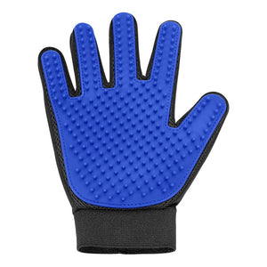 Pet Efficient Pet Hair Remover Mitt Enhanced Five Finger Design Perfect for Dog Cat Long Short Fur