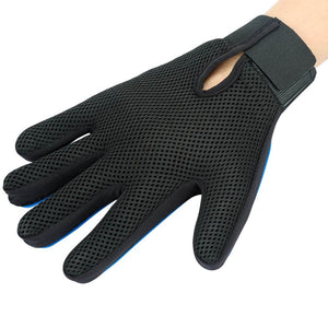 Pet Efficient Pet Hair Remover Mitt Enhanced Five Finger Design Perfect for Dog Cat Long Short Fur