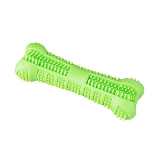 Pet Toothbrush Teeth Cleaning Chew Toy Small Dog Shape Stick Silicone Perfect Dog Teeth Care Product