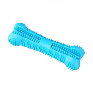 Pet Toothbrush Teeth Cleaning Chew Toy Small Dog Shape Stick Silicone Perfect Dog Teeth Care Product