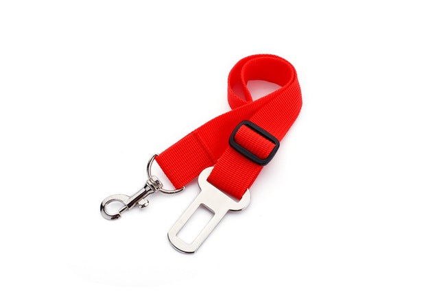 Dog Car Seat Belt Safety Protector Travel Pets Dog Leash Collar Breakaway Solid Car Harness