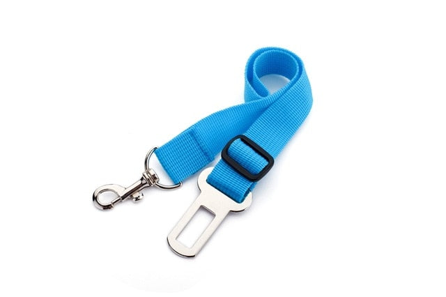 Dog Car Seat Belt Safety Protector Travel Pets Dog Leash Collar Breakaway Solid Car Harness