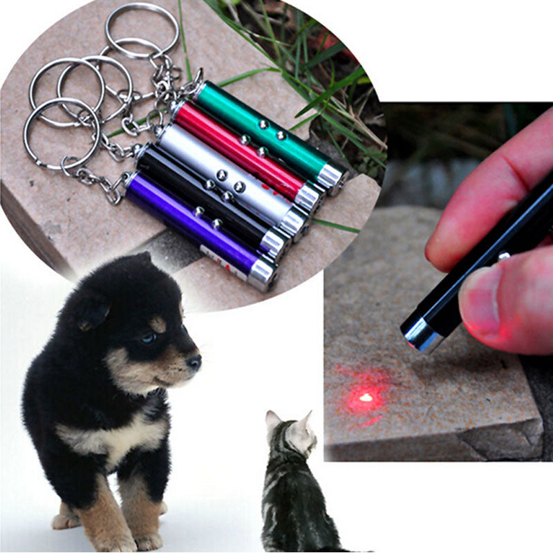 New LED Light Laser Toys Red Laser Pen Tease Cats Rods Visible Light Laserpointer Funny Interactive Goods For Pets