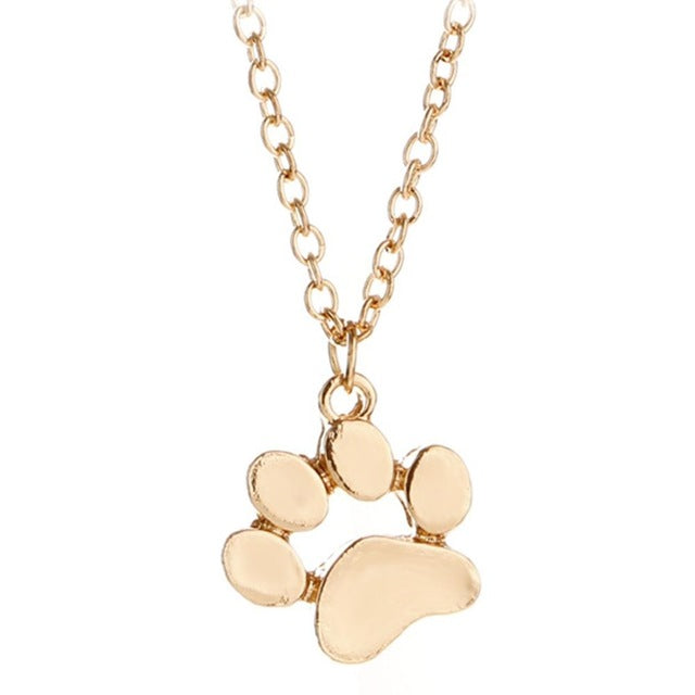 Moana Choker Kolye Fashion Pets Dogs Footprints Paw Chain Pendant Necklace Necklaces & Pendants Jewelry For Women Sweater