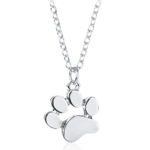 Moana Choker Kolye Fashion Pets Dogs Footprints Paw Chain Pendant Necklace Necklaces & Pendants Jewelry For Women Sweater