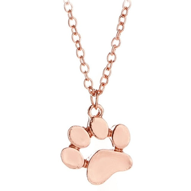 Moana Choker Kolye Fashion Pets Dogs Footprints Paw Chain Pendant Necklace Necklaces & Pendants Jewelry For Women Sweater