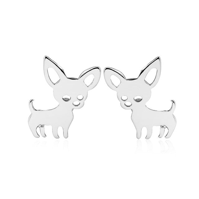 SMJEL New Cute Chihuahua Pet Pendant Necklace Love My Pet Animal Dog Necklace Choker Ketting Jewelry