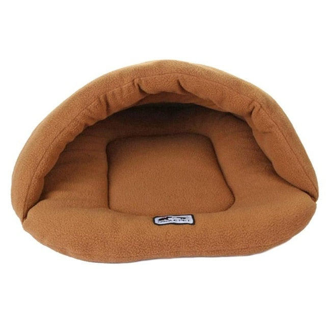 Soft Pet Dog Bed Fleece Nest Kennel Bed Pet Cat Small Puppy Sofa Sleeping Bag House Pet Supplies