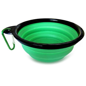 Pet Soft Dog Bowl Folding Silicone Bowl For Dog Collapsible Dog Bowl for Pet Cat Food Water Feeding