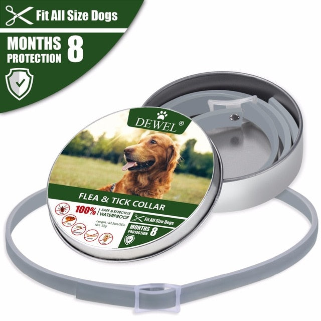 Pet Collar Anti Flea Ticks for Cat dog Mosquitoes Protective Adjustable Repels Flea and ticks collar
