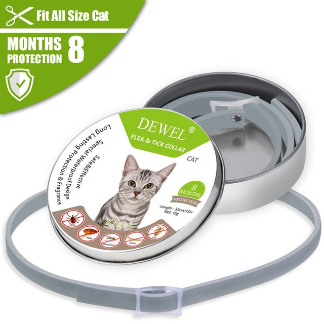 Pet Collar Anti Flea Ticks for Cat dog Mosquitoes Protective Adjustable Repels Flea and ticks collar