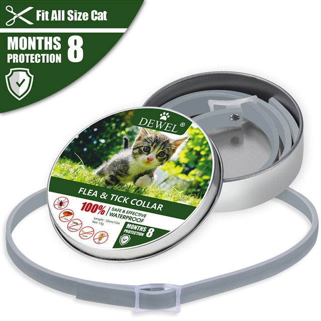 Pet Collar Anti Flea Ticks for Cat dog Mosquitoes Protective Adjustable Repels Flea and ticks collar